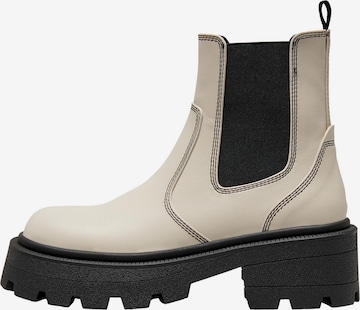 ONLY Chelsea Boots 'BANYU' in White: front