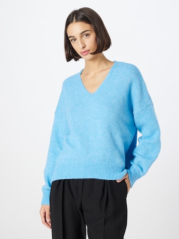 BOSS Sweater 'Fondianan' in Blue: front