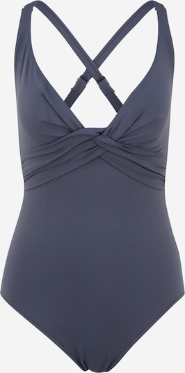 Seafolly Maillot de bain 'Maillot' en gris foncé, Vue avec produit