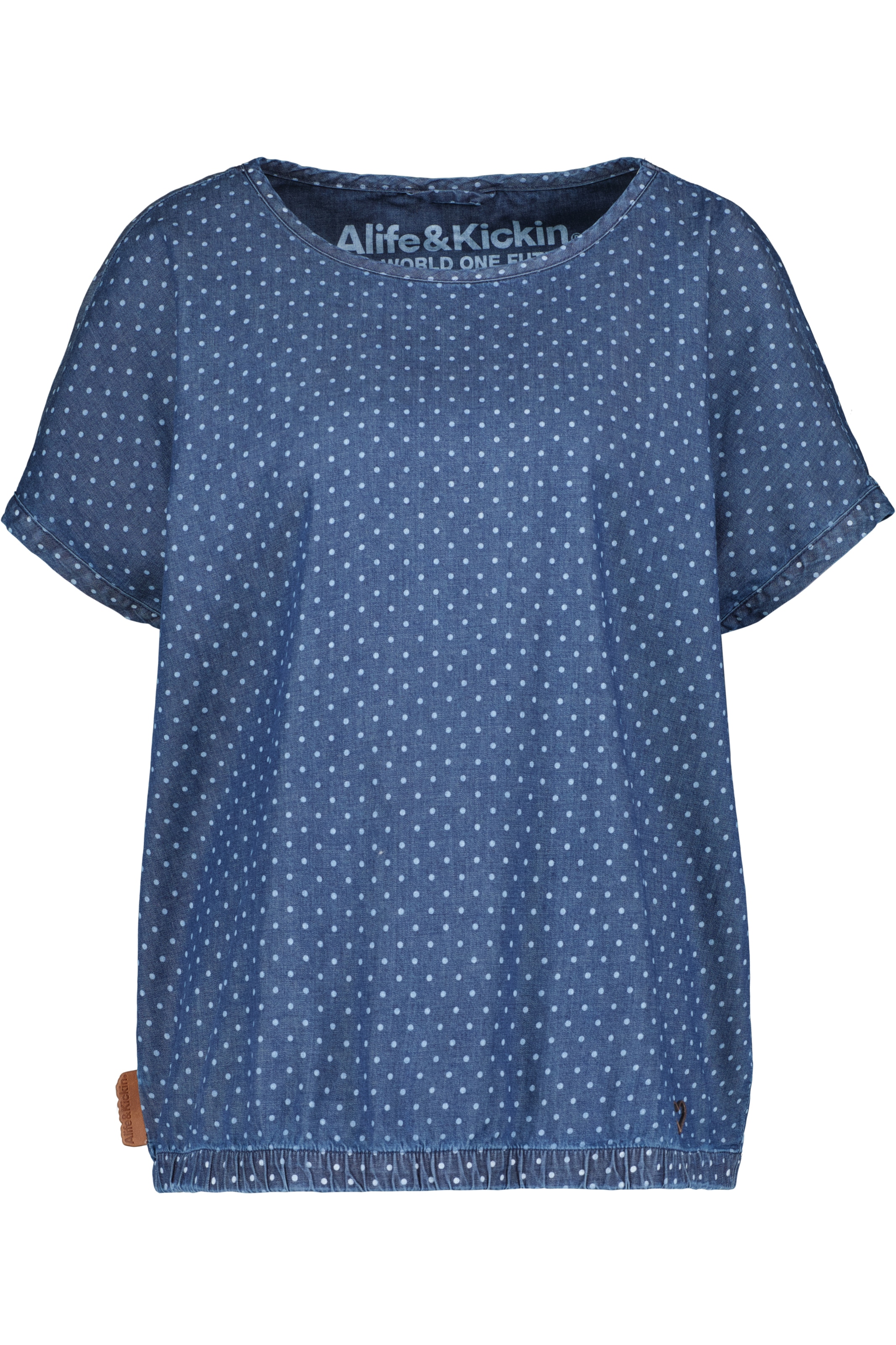 alife & kickin - Camiseta 'SunoAK' en azul: frente