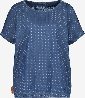Alife and Kickin - Camiseta 'Suno' en azul: frente