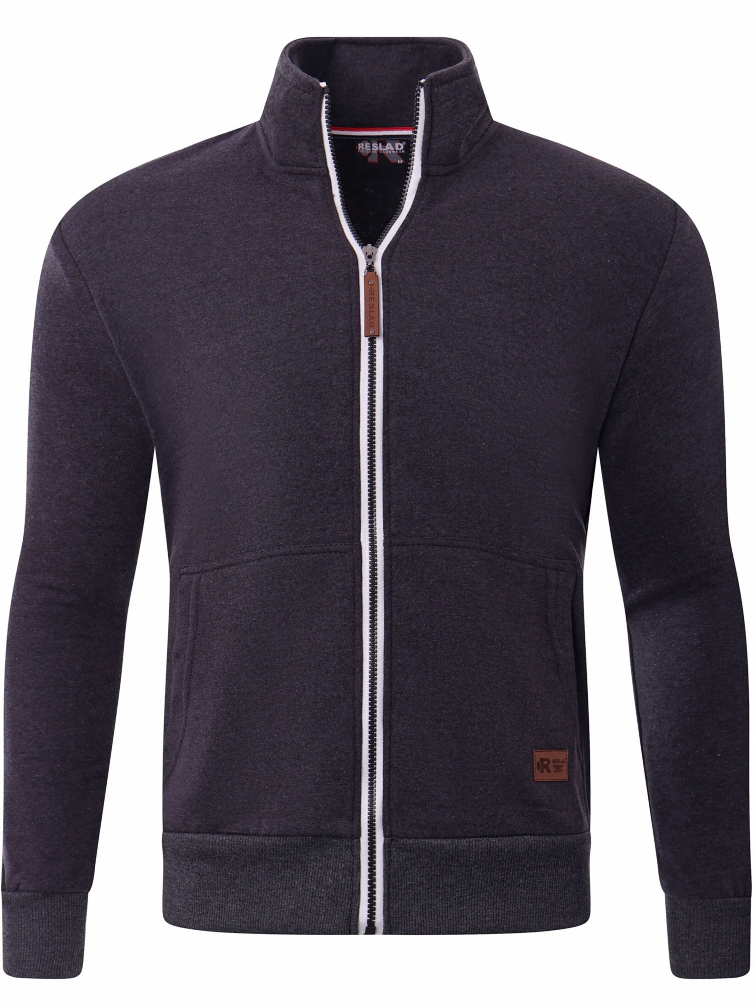 Reslad Zip-Up Hoodie 'RS1015' in S in Anthracite, Item view
