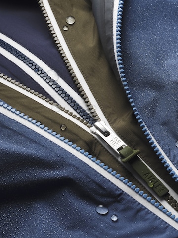AIGLE Functionele jas 'Rainpack 90' in Blauw: bovenkant