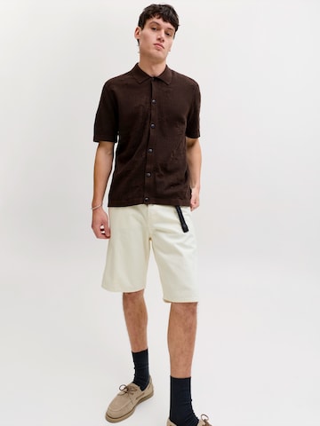 JACK & JONES Regular Broek 'JJIALEX' in Wit