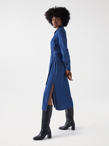 Salsa Jeans Shirt Dress in Blue