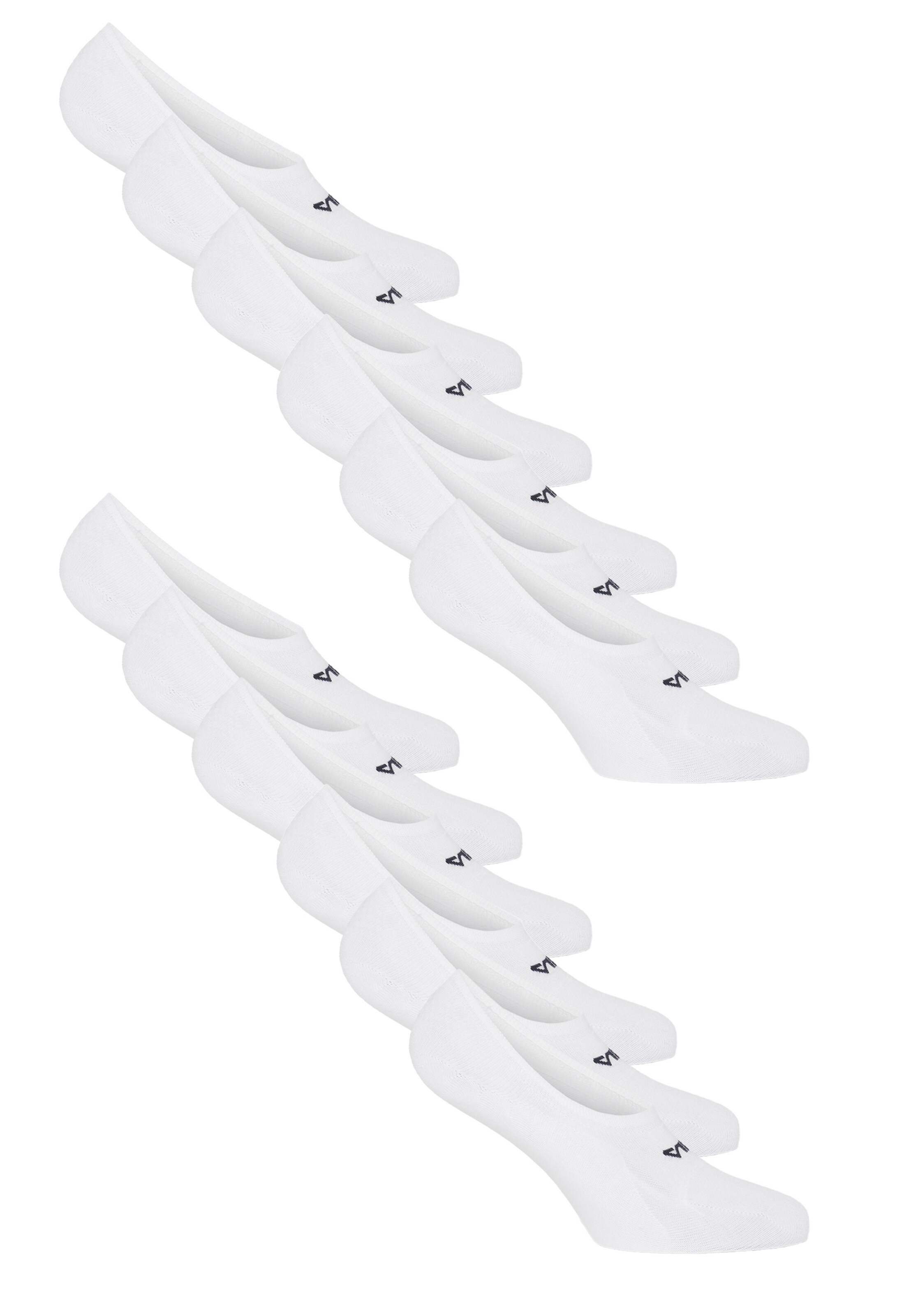 FILA Ankle Socks in White: front