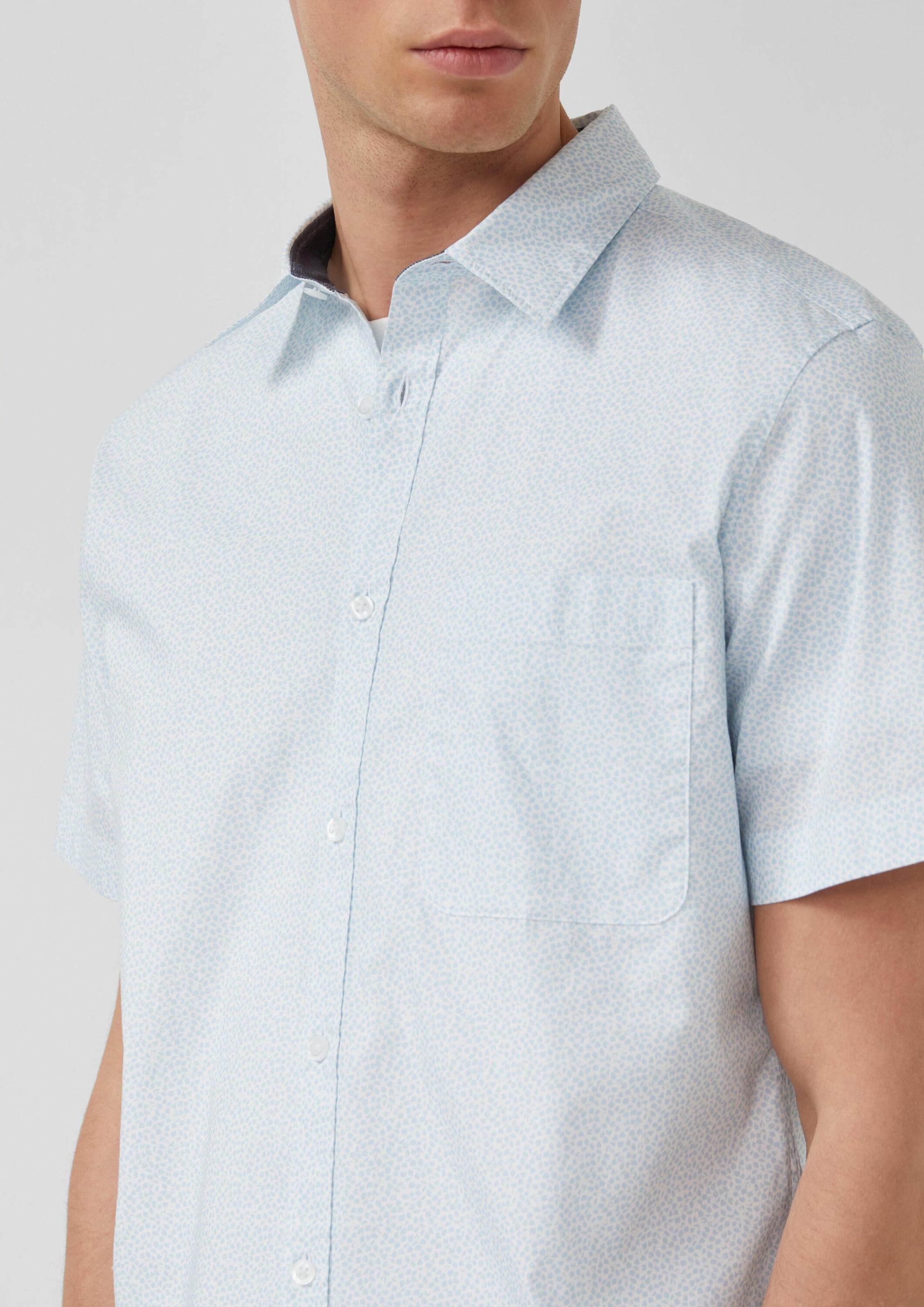 s.Oliver Slim Fit Hemd in Blau