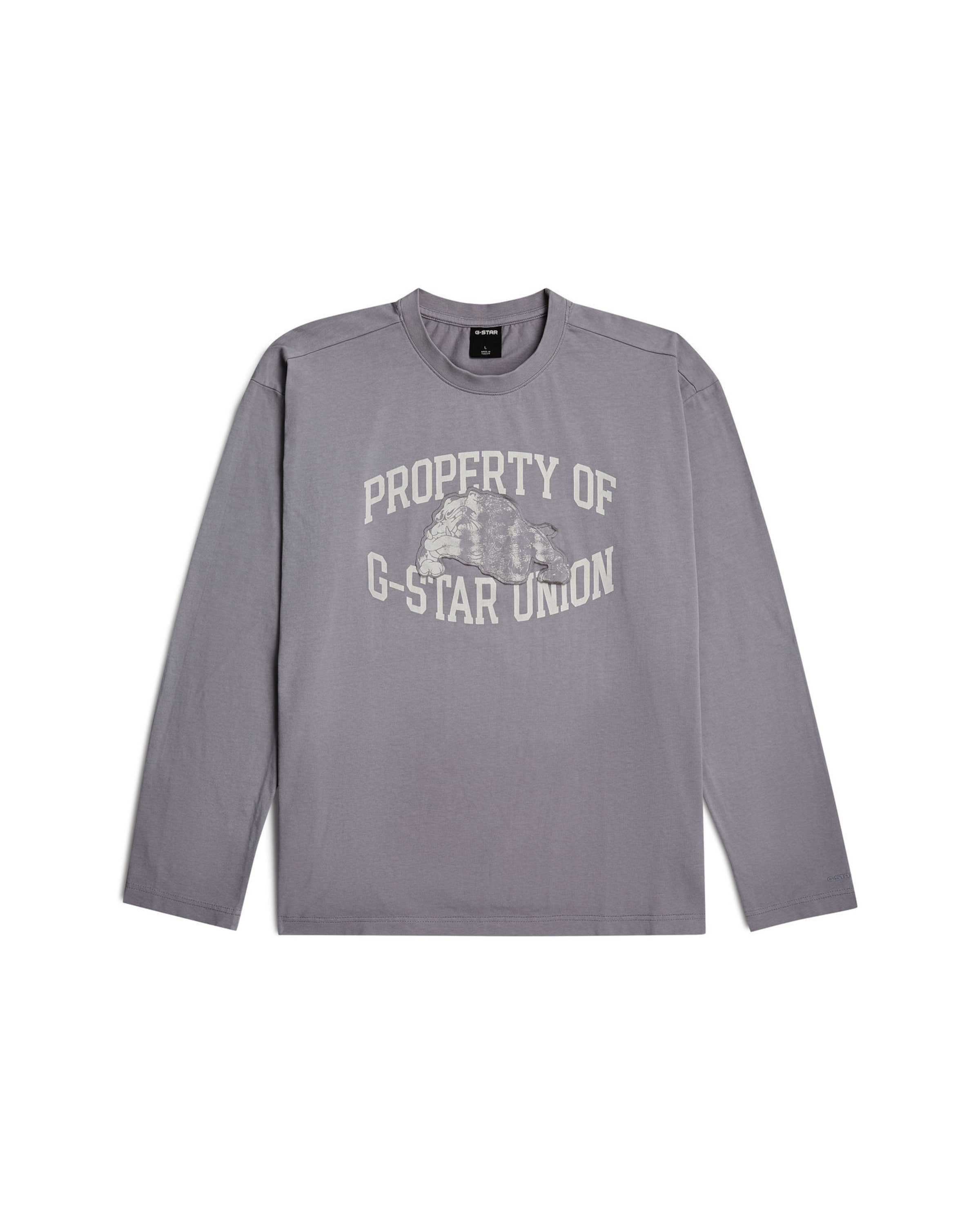 T-Shirt G-STAR en gris : devant