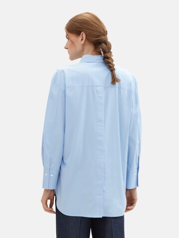 TOM TAILOR Blouse in Blue