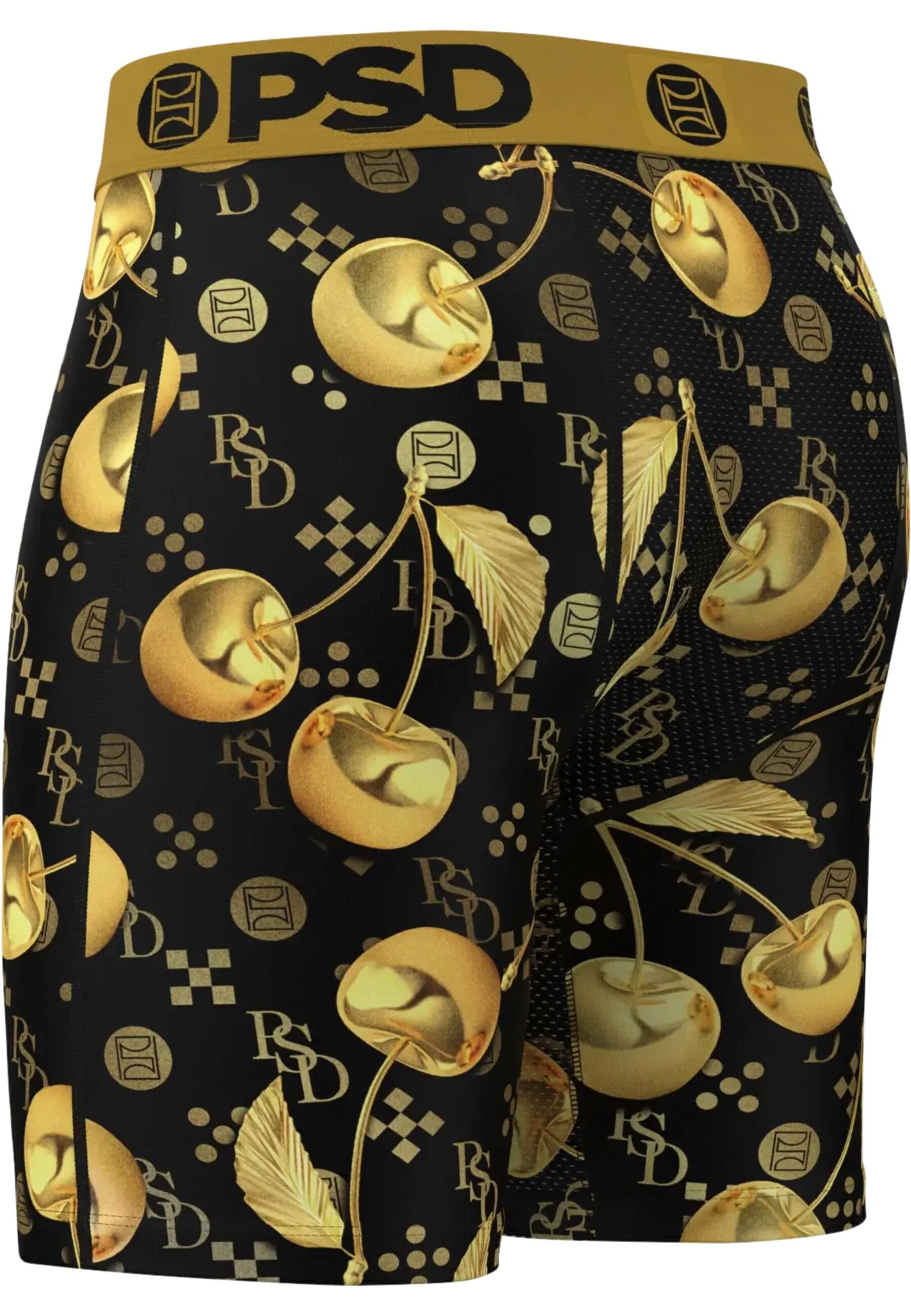 Boxer 'Golden Cherries' di PSD in nero