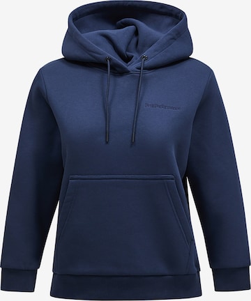 PEAK PERFORMANCE Sweatshirt in Blue: front