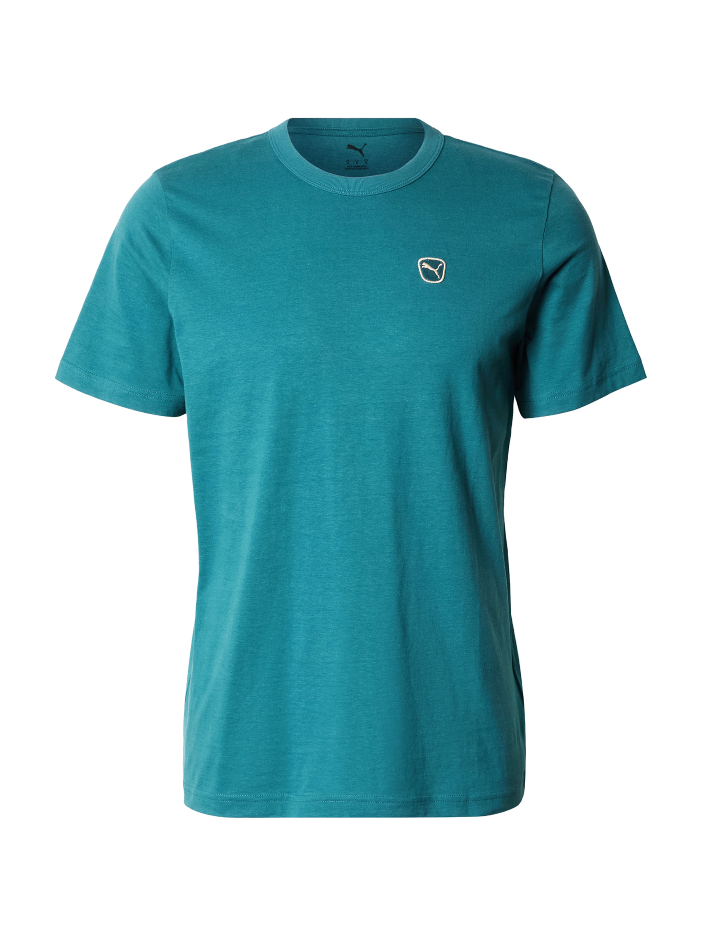 PUMA Μπλουζάκι 'ESS' σε πράσινο: μπροστά