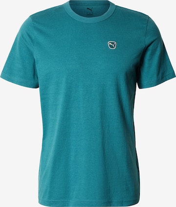 Tricou 'ESS' de la PUMA pe verde: față