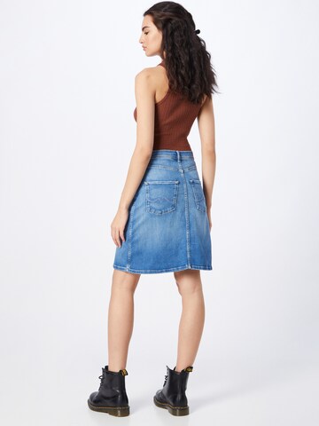 Pepe Jeans Skirt 'MARBLE' in Blue