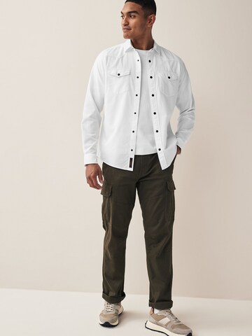 Next - Ajuste regular Camisa en blanco