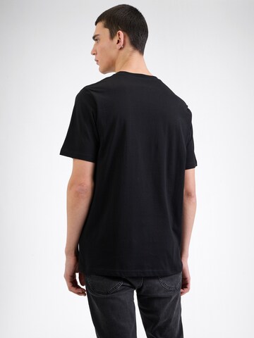 KnowledgeCotton Apparel T-Shirt in Schwarz