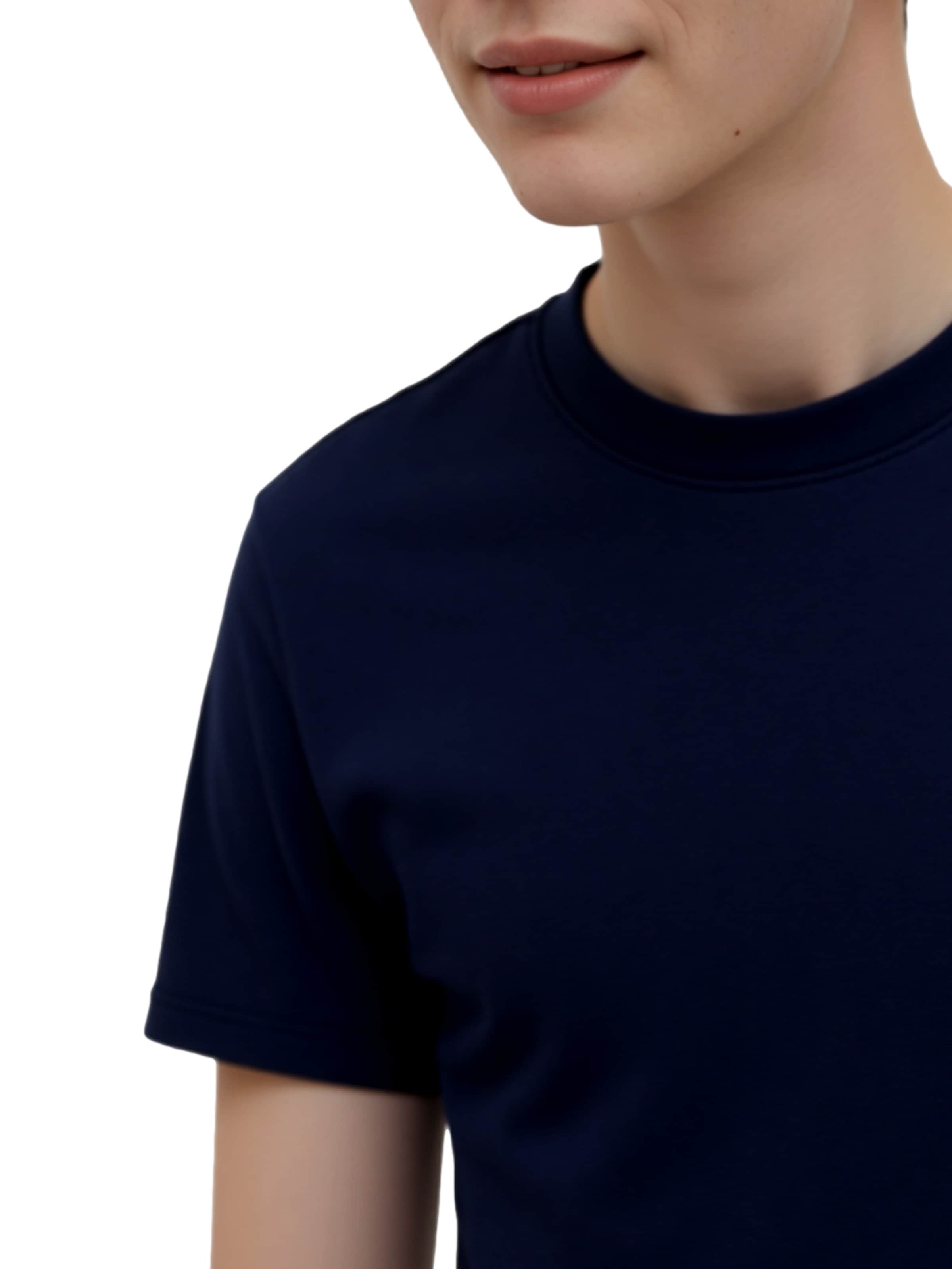 T-Shirt 'LCB Core' LACOSTE en bleu : devant