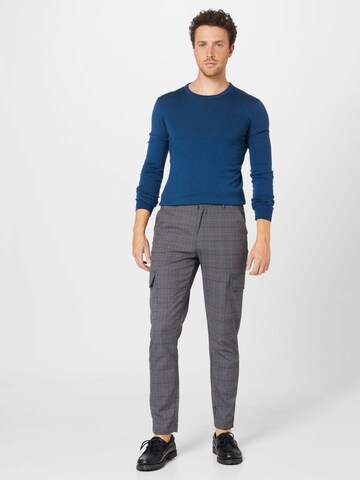 HUGO Sweater 'San Cedric' in Blue