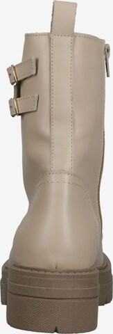 SCAPA Lace-Up Ankle Boots in Beige