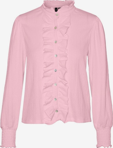 VERO MODA Bluse in Pink: predná strana