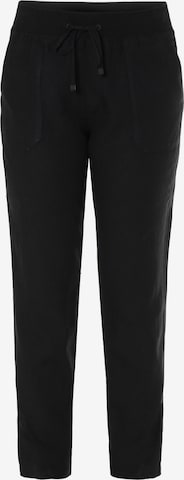 TATUUM Tapered Trousers in Black: front
