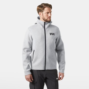 HELLY HANSEN Zip-Up Hoodie in Grey: front