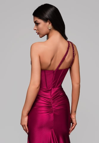 Ombre Evening dress in Red