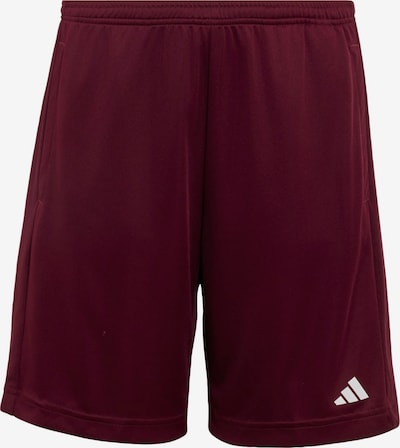 ADIDAS SPORTSWEAR Sporthose 'Essentials' in 116/Regular in burgunder / weiß, Produktansicht