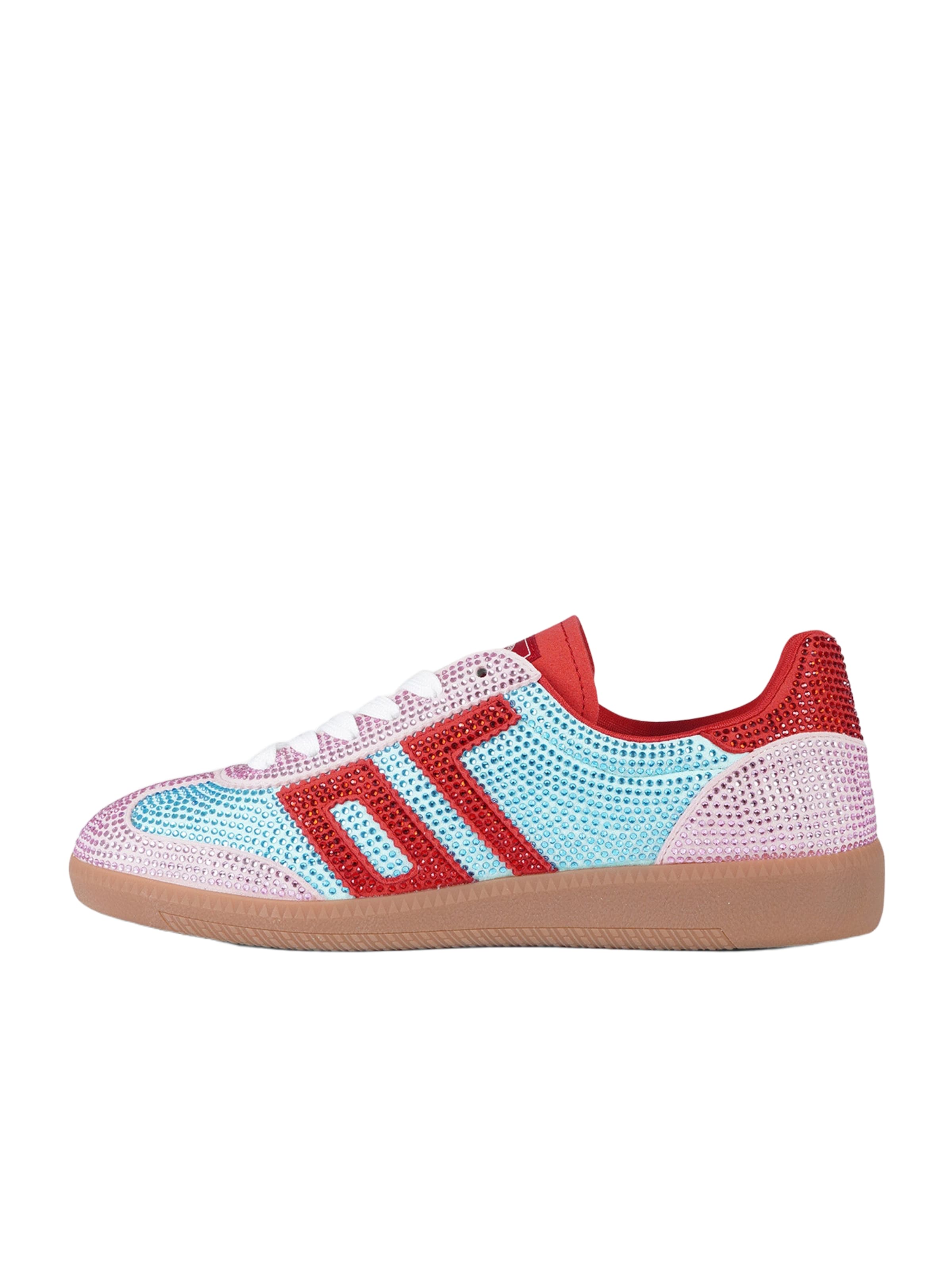 Sneaker bassa di Back70 in rosa: frontale