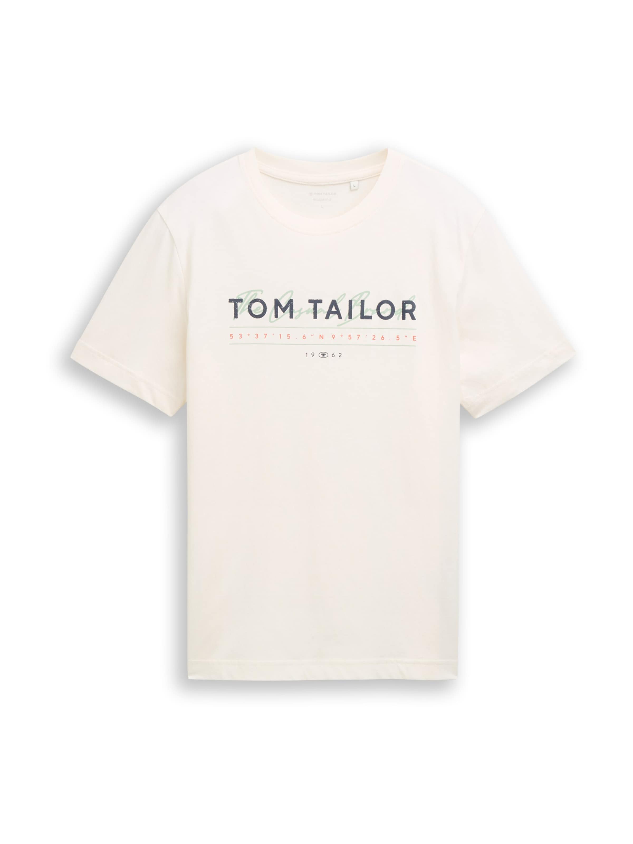 TOM TAILOR - Camiseta en blanco: frente
