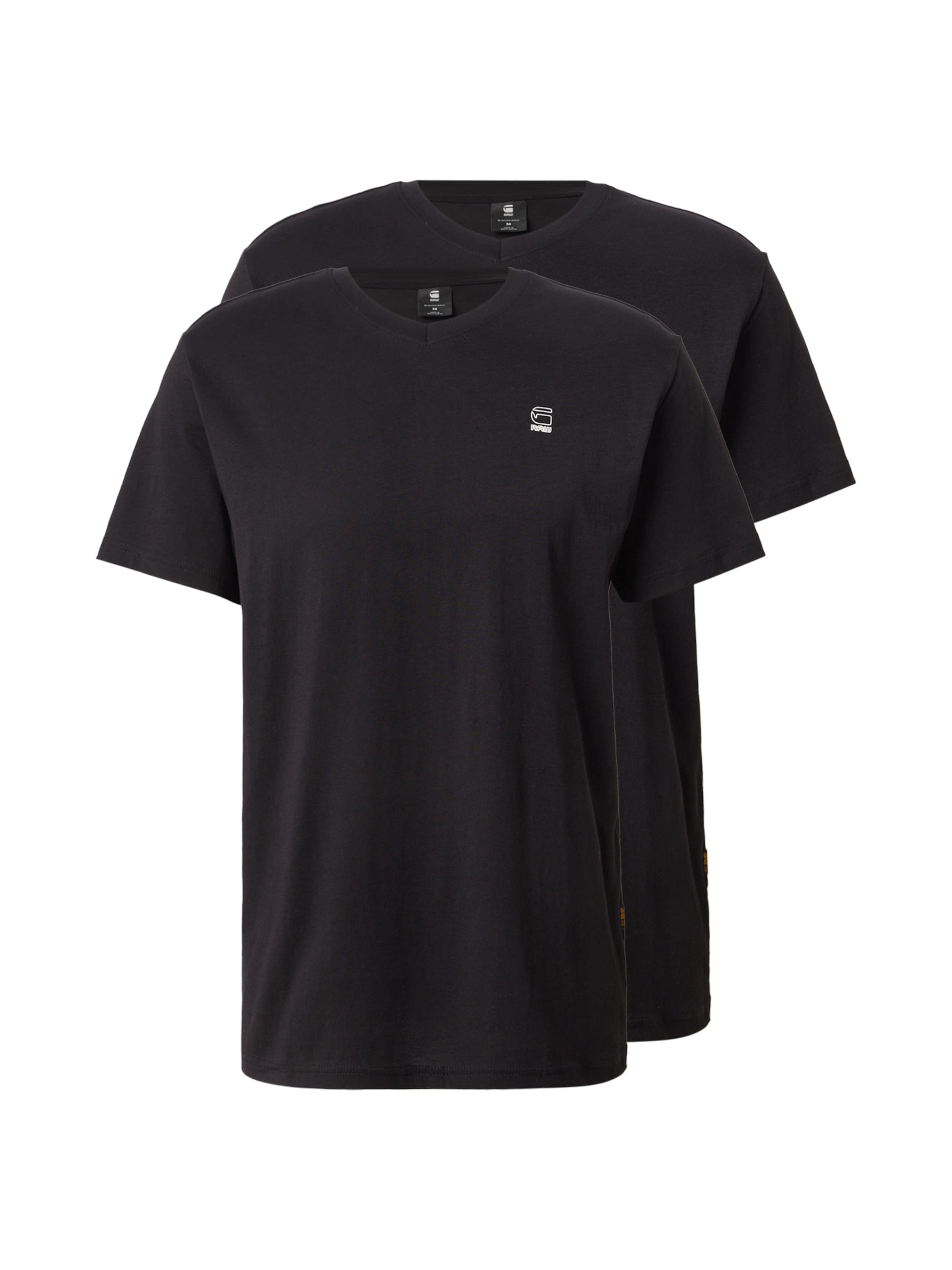 G-STAR Shirt in Zwart: voorkant