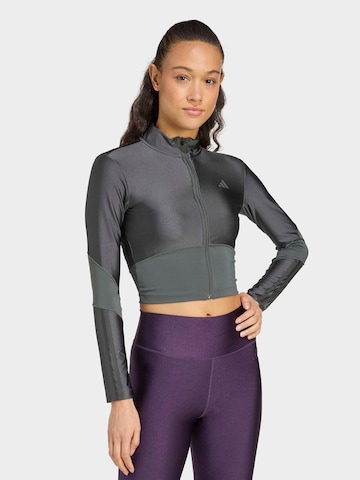 Veste de survêtement 'Hyperglam' ADIDAS PERFORMANCE en gris