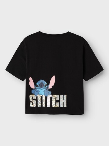 T-Shirt 'Stitch' NAME IT en noir