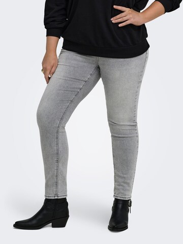 ONLY Carmakoma Slim fit Jeans 'CARWilly' in Grey: front