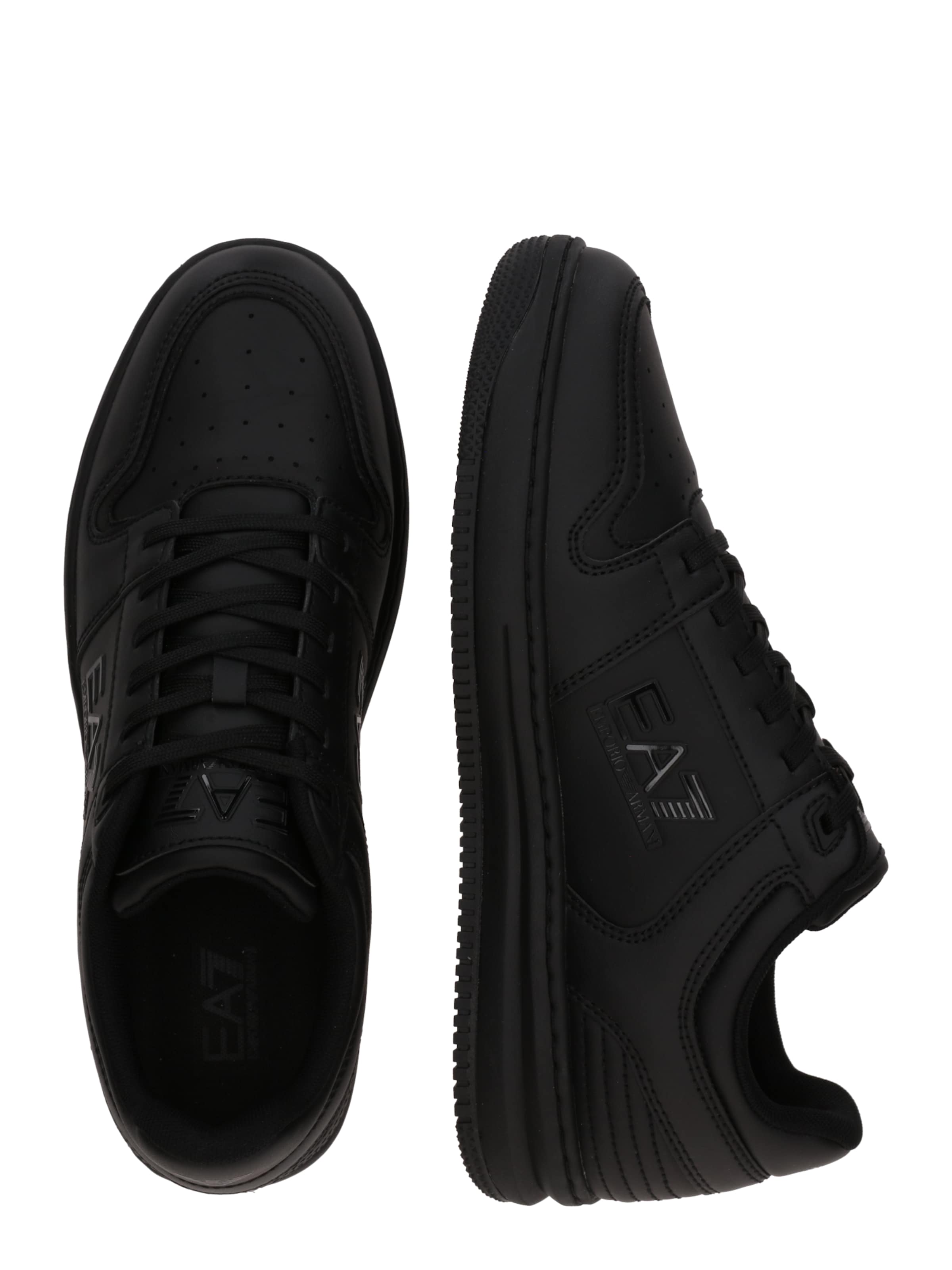 melns EA7 Emporio Armani Zemie brīvā laika apavi 'SLASHER'