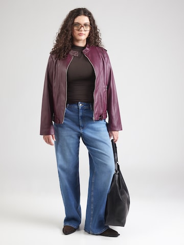 ONLY Carmakoma Between-Season Jacket 'CARSadie' in Purple