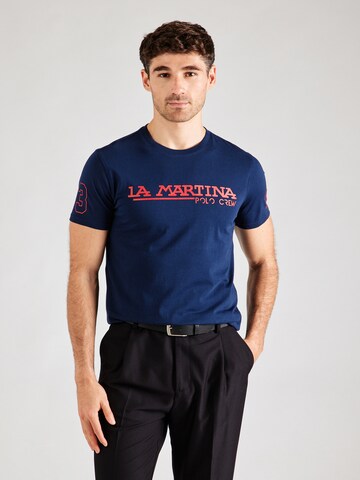 La Martina Shirt in Blue: front