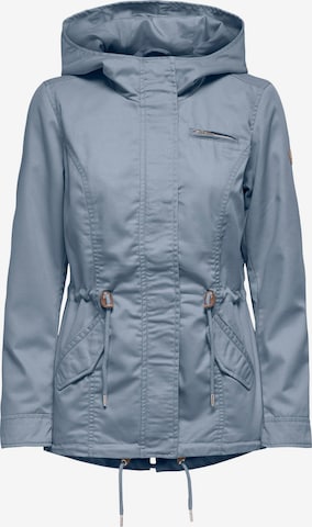 ONLY Between-Seasons Parka 'LORCA' in Blue: front