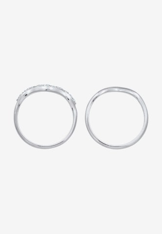 ELLI Ring Kristall Ring, Ring Set in Silber