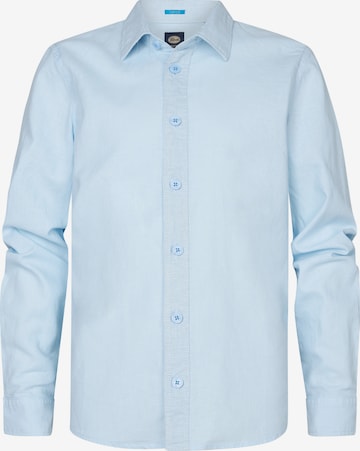 Petrol Industries Hemd 'Seascape' in Blau: Vorderseite