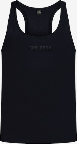 Smilodox Shirt 'Paul' in Zwart: voorkant