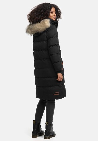 MARIKOO - Abrigo de invierno 'Schneesternchen' en negro