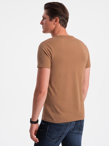 Ombre Shirt 'OM-TSBS-0146' in Brown