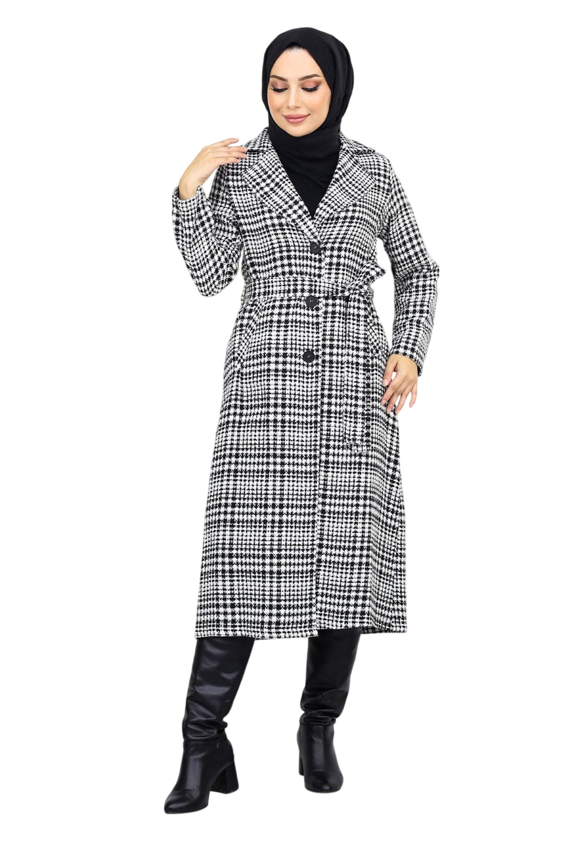 MODAMIHRAM Between-seasons coat in Black