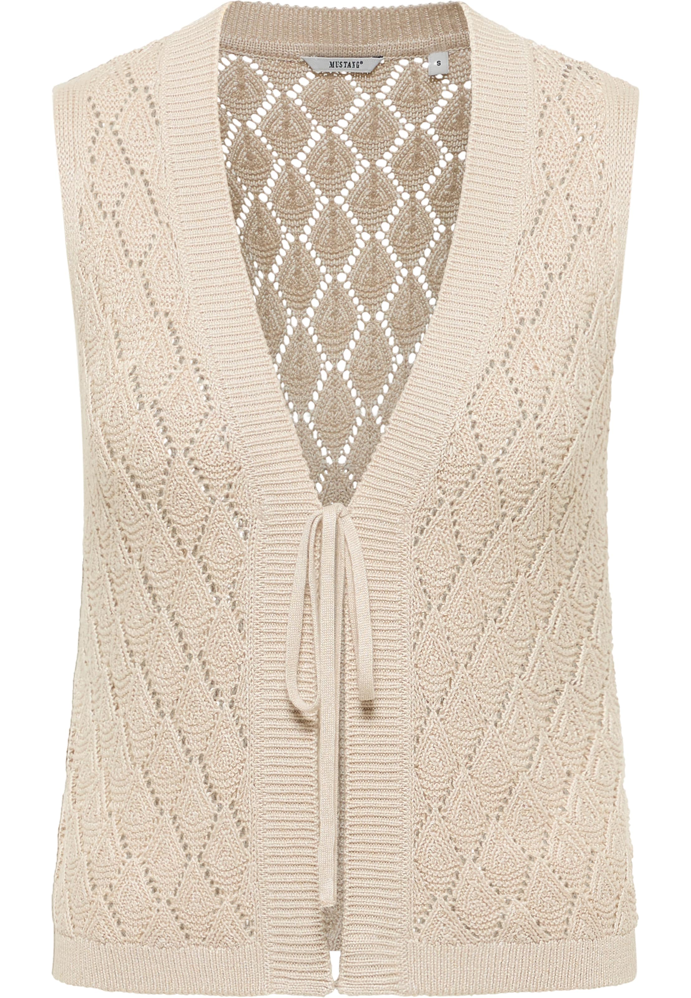 MUSTANG Pullover in Beige: Vorderseite
