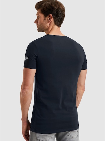 PME Legend Undertröja '2-pack basic T-shirts with V-neck' i blå