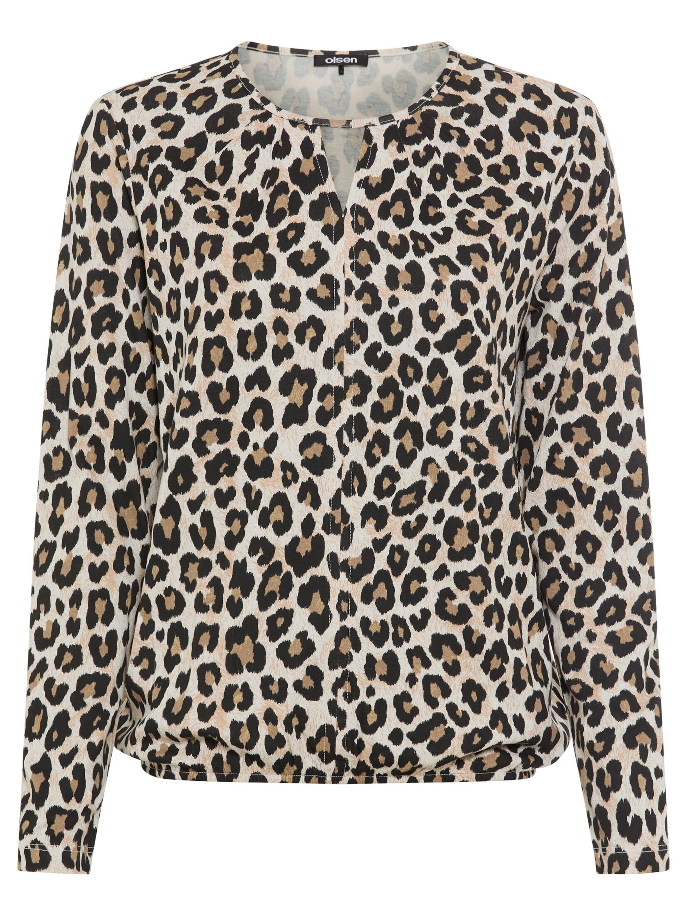 Olsen Shirt in Beige: voorkant