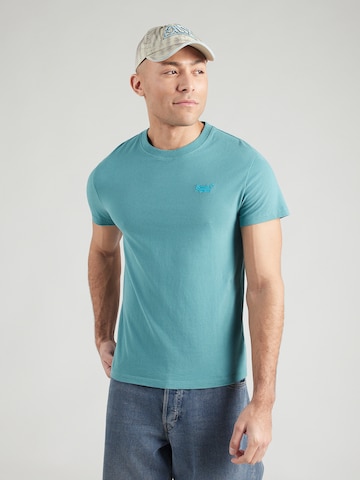 Superdry & Co - Camisa 'Essential' em verde: frente