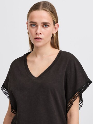 ICHI Shirt ' IHOLYA SS4 ' in Zwart