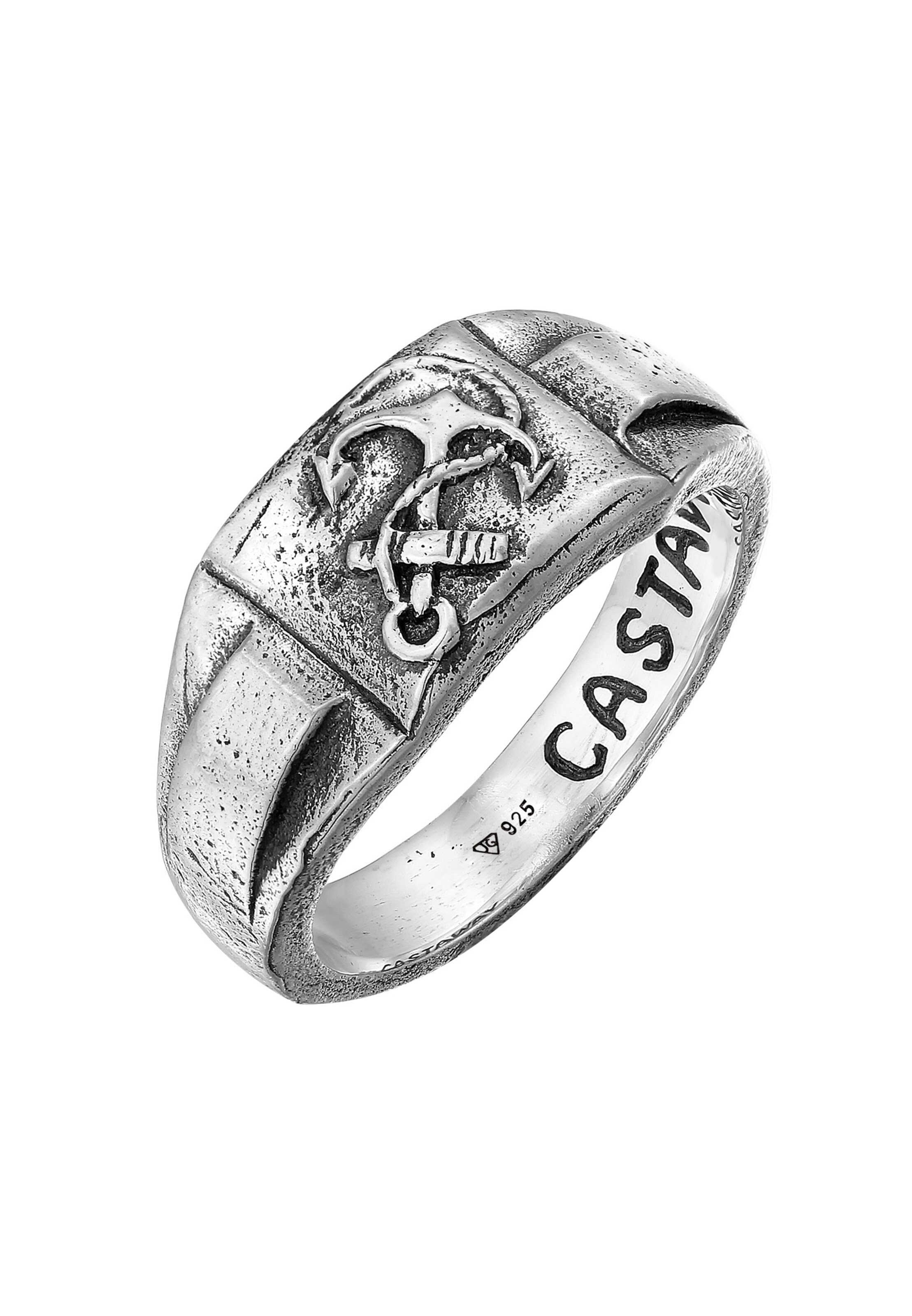 Bague 'Anker' Haze&Glory en argent : devant